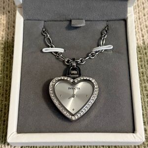 Invicta Mini Angel Women's Necklace Watch - 27.5mm, Silver (49937)